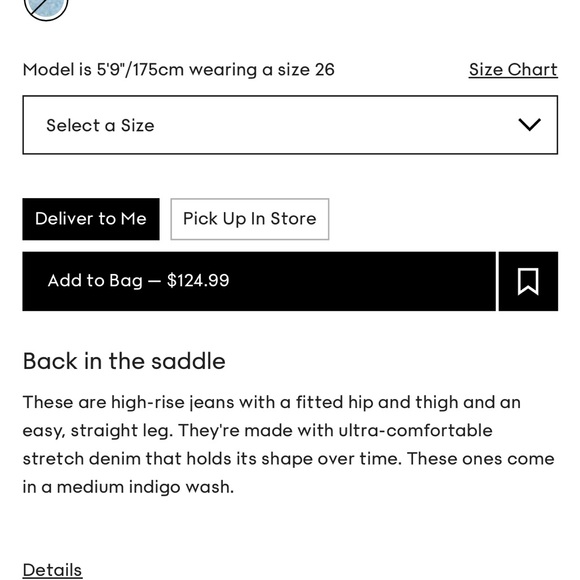 Citizens of Humanity size 32 Sabine Jeans. - Picture 7 of 7